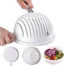 Load image into Gallery viewer, Salad Cutter Bowl 60 Seconds Easy Salad Maker Fruit Vegetable